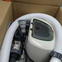 Intex Krystal Clear Saltwater Pool Chlorine System for Above Ground Pools up to 15,000 Gallons, Pool Cleaner with Automatic Timer and Self Cleaning