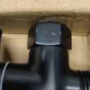 Solid Brass 3-way G1/2 Shower Diverter (Matte Black)