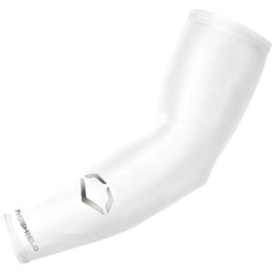EvoShield unisex-adult CompressionCompression Arm Sleeve (Small/Medium, Team White)
