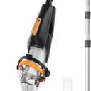 Wireless Remote Pool Vacuum, Cordless Pool Vacuum for Above Ground & Inground Pools, 18.5 GPM Powerful Suction, 75 Min Runtime, 69.3" Telescopic Pole for Spa & Hot Tub
