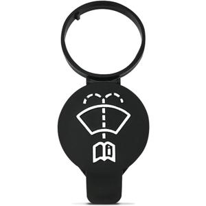 Windshield Wiper Washer Fluid Reservoir Tank Cap 13227300, Plastic Liquid Bottle Replacement for Chevy GMC Buick Cadillac