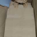 Oikss 100 Pack 5.25x3.25x8.25 Inch Small Plain Natural Kraft Paper Gift Bags with Handles Bulk for Birthday Party Favors Grocery Retail Shopping Business Goody Craft Bags Cub Sacks (Brown 100 Count)