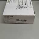 Floor Lamp for Living Room, 75.5 Inch Tall Standing Lamp for Bedroom with 2 312 Rotatable Ring Lights, 36W Bright Stepless Dimmable LED Floor Light with Remote Control for Office Dining Room (Black)