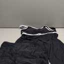 ZRTAK Tankini Swimsuits Tummy Control Two Piece Bathing Suits with Shorts Swimwear Color Block Swim Dress Modest Swim Suits (X-Large, Black&white)