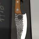 Chef Knife - Perfect Kitchen Knive for Cooking, Chopping. Japanese Steel Knife for Home, Camping, BBQ. For Balance & Control, 5.8 Inch