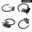 Rear Liftgate Door Lock Actuator Tailgate Latch Assembly - Compatible for Jeep Patriot 2007-2017 for Dodge Journey 2009-2018 for Dodge Grand Caravan 2008-2017 - Replace Part 4589243AB