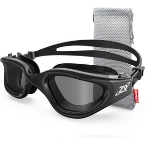 ZIONOR G1 Polarized Swimming Goggles for Unisex Adult Women Anti Fog 100% Anti UV Diving Goggles (A3 (Polarized + Smoke))