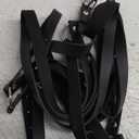 Leather Harness for Women Fashion Goth Chest Pu Black Harness Top Body Punk Belt Adjustable Waist Belts Rave Cosplay Halloween Accessories(Fits Waist 13.38-30.31in)