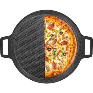 16" Hybrid Steel Pizza Pan, 3-Ply Nonstick Pizza Steel for Oven & Stove