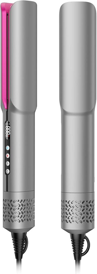slopehill 2-in-1 Hair Straightener and Blow Dryer, Professional Flat Iron with High-Speed Airflow Technology for Straight, Smooth Hair