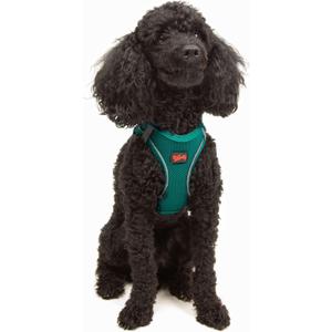 Tailpetz Dog Harness with Breathable Mesh, Reflective, Step-in, No Pull Dog Vest Harness for Small and Medium Dogs and Cats, Emerald, XS (X-Small (Chest:14"-16"), Dark Green)