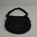Puffer Tote Bag for Women Large Quilted Tote Bag Quilted Carryall Bag Soft Puffy Crossbody Bag Hobo Handbags Puff Purse (Black)