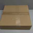 Mkono Farmhouse Wall Home Sign with Artificial Eucalyptus for O Rustic Wooden Hanging Letters Decorative Wall Art Decor for Living Room Kitchen Entryway Housewarming Gift, Large, Brown (11.8"L x 11.4"W)