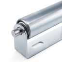 Elsjoy 4 Pack 10 Inch Long Roller and Bracket Set with 1.5" Diameter, Galvanized Steel Conveyor Roller for Conveying Heavy Objects, Canoe, Kayak, Woodworking