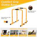 NEWBULIG Dip Bar Station, Adjustable Parallel Bars with Soft Foam Handles | Heavy Duty Dip Stands, Parallette Bars Workout Equipment for Home, Gym, Patio, Office