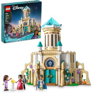 LEGO Disney Wish: King Magnificos Castle 43224 Building Toy Set, A Collectible Set for Kids Ages 7 and up to Play Out Favorite Scenes from The Disney Movie, Inspire Pretend Play Within The Palace