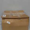 Gadroad Round End Table with Storage Shelf, 2 Tier Farmhouse Side Table Nightstand for Living Room, Bedroom, Wood Tabletop & Black Metal Frame, Black 15.7 * 15.7 * 23.0 inches