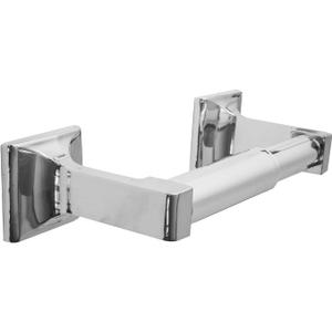 SENTO Chrome Toilet Paper Holder Wall Mount, Double Post Tissue Toilet Paper Holder, Easy Installation, Heavy Duty Metal, Polished Chrome