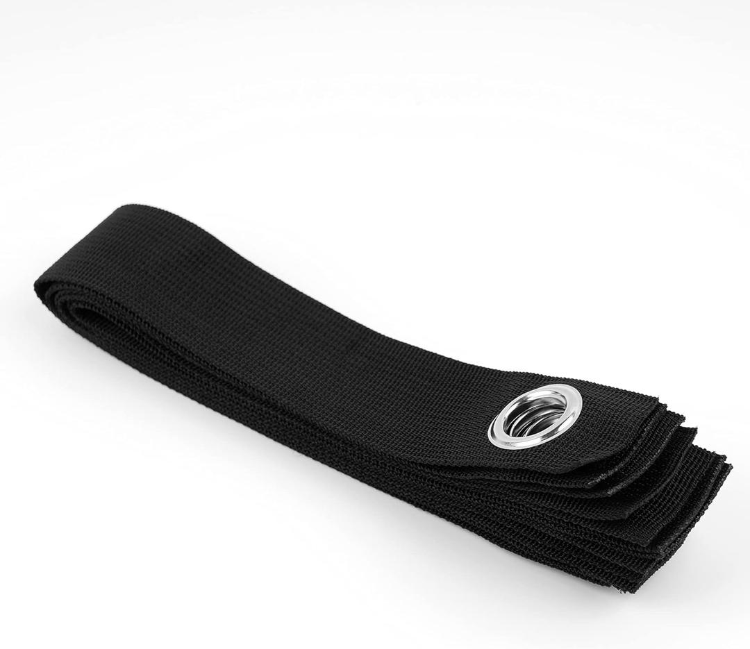 2 Pack of 16 Inch Tree Straps, Heavy Duty Tree Stake Straps for Straightening, Tree Swing Hanging Kit- Reinforced Straps for Young Tree, Newky Planted Saplings and Trees, Black