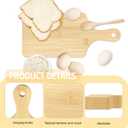 25 PCS Cutting Board Bulk Wood Chopping Board Laser Engraving Serving Board with Handle Charcuterie Boards for Customized Mother's Day Housewarming Gift 11" x 5" Bamboo