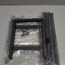 Mavivegue Expandable Shoe Rack, 4-Tier Shoe Organizer for Closet, Adjustable Shoe Rack for Front Door Entrance, Entryway (Black)