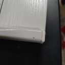 White Under Desk Mounted Sliding Drawer with 60 Degree Tilt Panel to pull out, 15'' long & 9'' deep Large Storage Organizer for Sit Stand Workstation