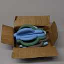 Luxnary 4Pack Silicone Sleeves for Lansinoh Glass Bottles 5 oz Starry Sky Design Baby Bottle Holder with Handles,Protectors for Lansinoh Natural Wave Glass Bottles, AntiScald Feeding Supplies