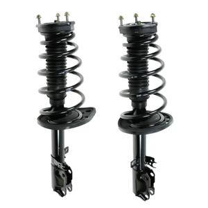 TRQ Rear Strut & Coil Spring Assembly Set Driver & Passenger Sides Compatible with 07-12 Lexus ES350 06-12 Toyota Avalon 07-11 Camry