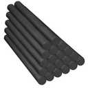 Frienda 20 Pcs Solid Pool Noodles 1.57 x 35.83 Inch Craft Foam DIY Craft Foam Swimming Pool Noodles Round Tube for Kids Floating Craft Projects(Black)
