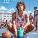 Coolflask 128 oz Gallon Water Bottle Insulated with Straw&3 Lids, Water Jug Large Stainless Steel Metal Vacuum Wide Mouth for Sports, Gym or Office, Non-BPA Keep Cold 48H Hot 24H, Glacier Blue