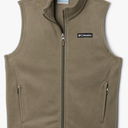 Columbia boys Steens Mountain Fleece Vest , XL Tall, Stone Green 