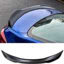 Spoiler Wing Compatible with 2019-2024 Kia Forte Sedan Rear Spoiler Trunk Rear Spoiler Wing Lip ABS Plastic for 2023 Forte Accessories (Glossy Black)