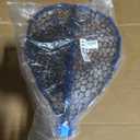 Floating Telescoping Rubber Fishing Net with Handle Lightweight Fly Fish Net Silicone Foldable Freshwater and Saltwater Extendable Fishpond Kayak Fish Landing Net (Blue:1 section pole-37.4")