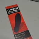Carbon Fiber Insole for Men & Women 1 Pair: 1.5mm Thick Rigid Shoe Insert for Morton's Toe, Turf Toe, Hallux Rigidus & Arthritis - Alternative to Post Op Shoe(265mm)