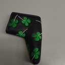 HIFROM Golf Putter Head Cover Headcover Shamrock Embroidered Blade Fit All Brands