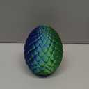 Dragon Egg ,Dragon Egg Fidget Surprise Toy with 3D Printed Dragon, Dragon Eggs with Dragon Inside Fidget Toy, 12" Dragon and Dragon Egg Toy Gifts for Autism and ADHD. (Laser Green) (Medium)