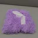 Plush Super Soft Blanket Bedding Sofa Cover Furry Fuzzy Fur Warm Throw Qulit Cozy Couch Blanket for Winter (63"x79", Black)