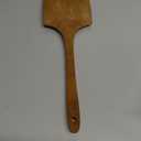 Teak Wide Wooden Spatula with Microfiber Cloth - Natural Non-Stick Healthy Kitchen Utensils - Handcrafted with Comfort Grip