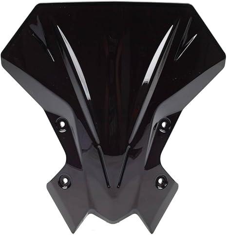 CNxinn10 Windshield Windscreen Flow Deflector Sports Visor Black Plastic For Kawasaki Z900 2020-2024, For Kawasaki Z650 2021-2024 Motorbike 1pc