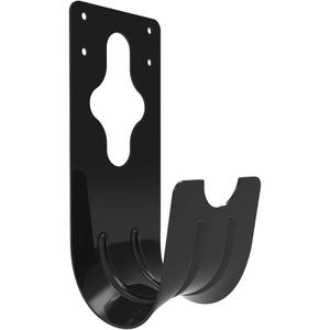 Gardzen Steel Wall-Mounted Heavy Duty Garden Hose Holder, Garden Hose Hanger, Carrier, Support, with A Front Groove for Spray Nozzle (10.4"x3.9"x4.3")