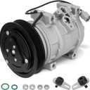 AC Compressor Clutch Assembly, One Plug Unit Set for 3.0L 3.2L 3.5L Engines