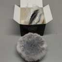 IPELY 6 Pcs 5 Inch Wool Polishing Buffing Pad Polishing Buffing Wheel for Drill Buffer Attachment with M14 Drill Adapter