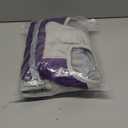 FUAMEY Dog Coat for Medium Dogs,Waterproof Dog Winter Jacket with Harness Built in Puppy Cold Weather Coats Reflective Pet Vest with Zipper Warm Fleece Dogs Snowsuit Windproof Purple M (M(chest:21in))