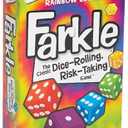 Farkle Classic Dice Game Rainbow Kids Games, Dice Games, Family Games, Travel Games, Adult Games, Board Games, Dice Cup, Dice Set, Farkle Score Sheets Included, Ages 8+
