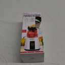 B Well Portable Rechargeable Personal Blender, White, Touch Control, USB Charging 13 Oz