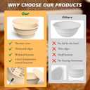 Sourdough Starter Kit, Sourdough Bread Baking Supplies, Sourdough Starter Warmer, Bread Making Kit includes a Heated Bread Proofing Basket, Dough Whisk, Dough Scraper, and Silicone Brush