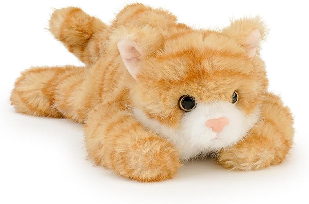 PEACH CAT Cat Stuffed Animal Cute Plushies Small Plush Toys Gifts for Kids Orange