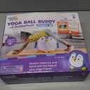 hand2mind Penguin BubblePlush Yoga Ball Buddy, Yoga Ball for Kids, Calming Corner for Items, Kids Exercise Equipment, Occupational Therapy Toys, Sensory Toys, Active Play for Ages 3 and Up