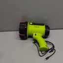 YIERBLUE Rechargeable Spotlight Flashlight with 2000,000 High Lumen LED, IP67 Waterproof Long Running Spot Light searchlight, Impact Resistant Handheld Spotlight with Foldable Stand and Red Lens