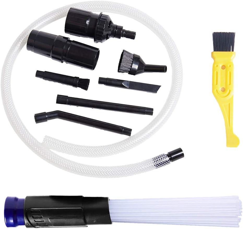 1-1/4inch & 1-3/8'' Vacuum Attachments Mini Micro Tool Attachment 9 Piece Set